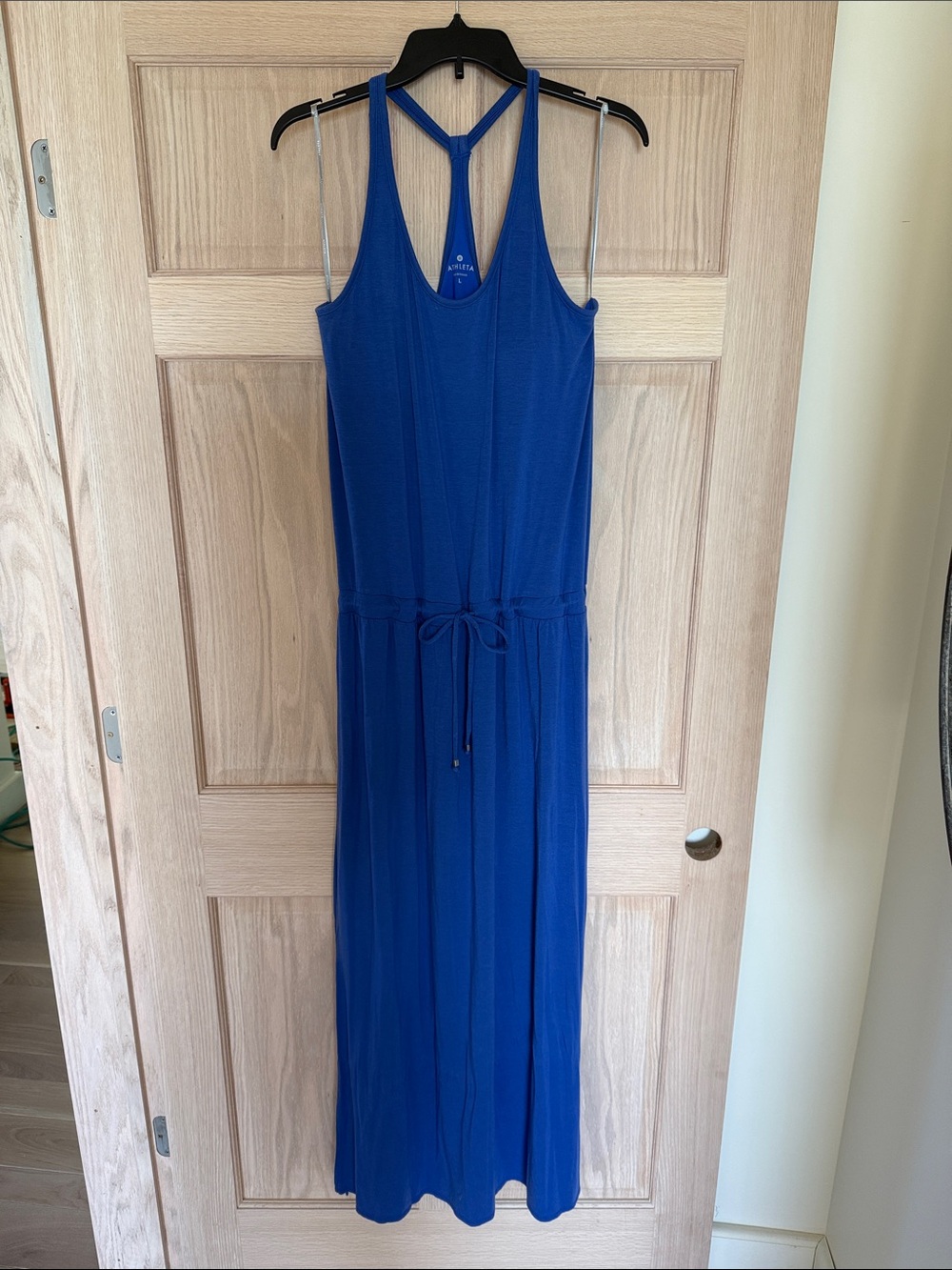 Athleta Royal Blue Racerback Maxi One-Piece